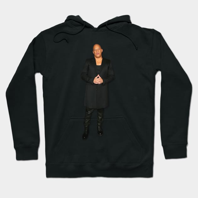 Vin Diesel - Celebrities - 2020 #1 Hoodie by Semenov